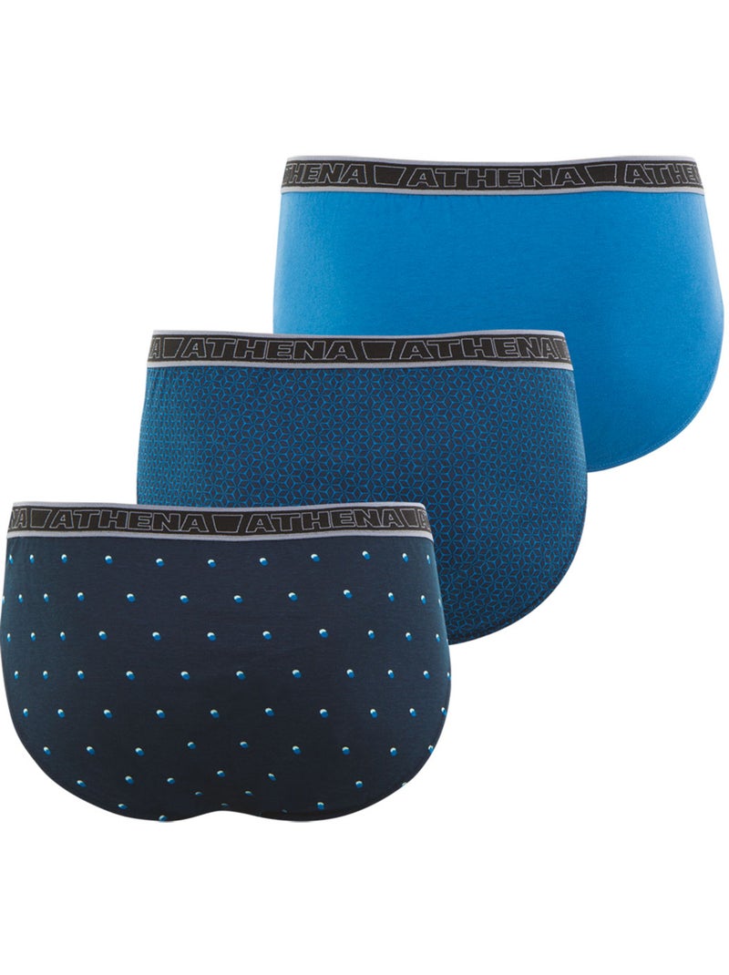 Lot de 3 slips homme Tonic Athena Multicolore - Kiabi
