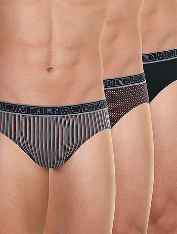 Lot de 3 slips homme Tonic Athena