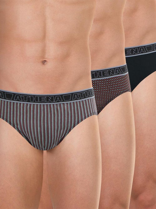 Lot de 3 slips homme Tonic Athena - Kiabi