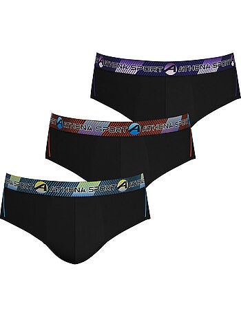 Lot de 3 slips homme Training Dry Athena