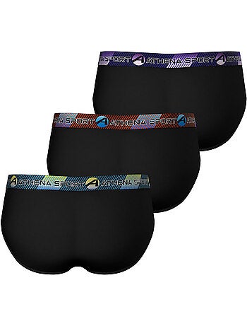 Lot de 3 slips homme Training Dry Athena