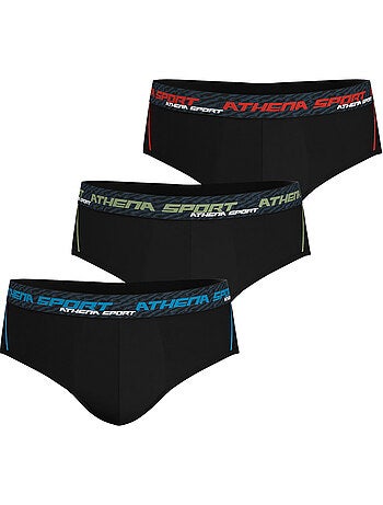 Lot de 3 slips homme Training Dry Athena