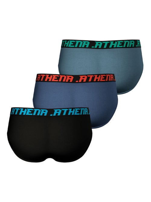 Lot de 3 slips homme Trio Essentiel Athena - Kiabi