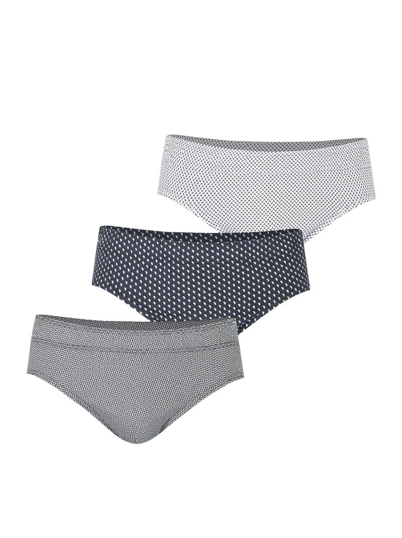 Lot de 3 slips homme Trio Fantaisie Eminence Noir - Kiabi