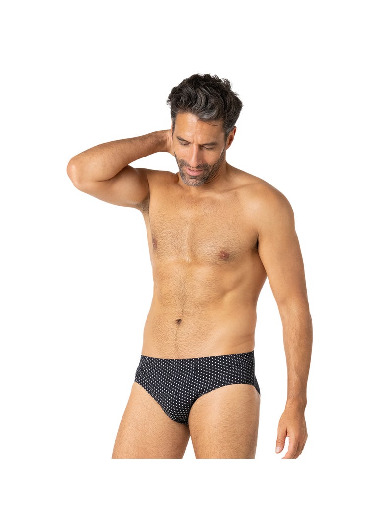 Lot de 3 slips homme Trio Fantaisie Eminence Noir - Kiabi