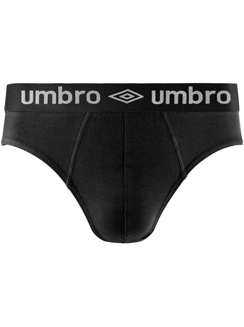 Lot de 3 slips homme Uni Umbro Noir - Kiabi