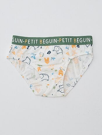 Lot de 3 slips imprimé 'Petit Béguin'