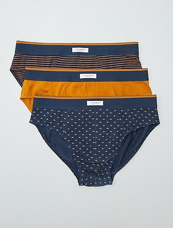 Lot de 3 slips imprimés