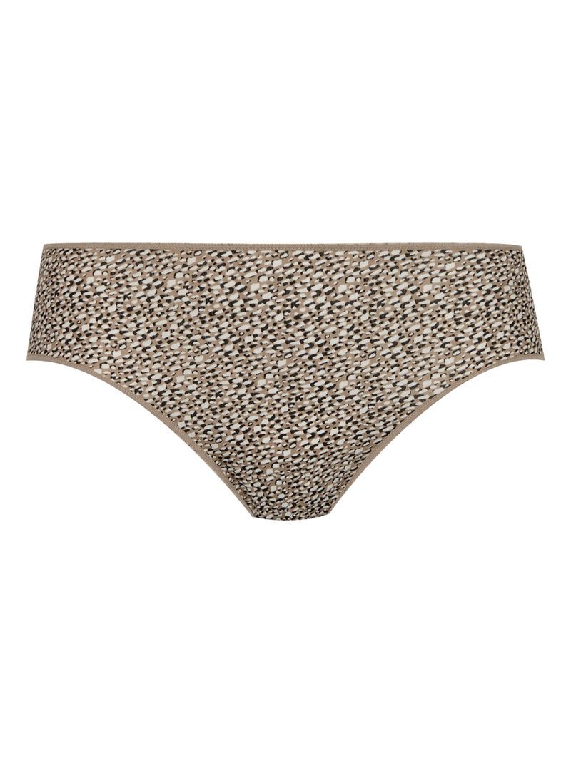 Lot de 3 slips INTIMEMENT BIO Beige/Noir - Kiabi