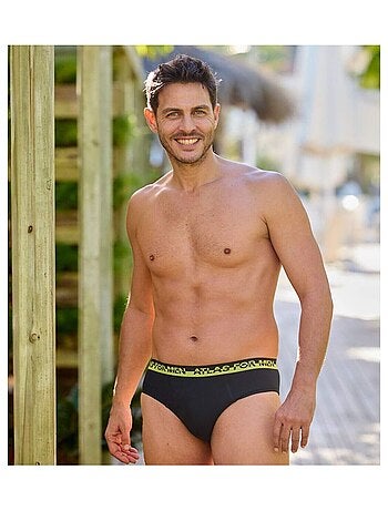 Lot de 3 Slips Jersey Coton Confort - ATLAS FOR MEN