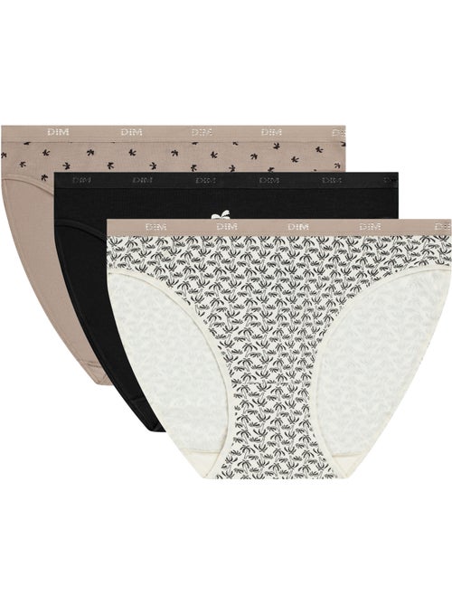 Lot de 3 Slips Les Pockets Coton - Kiabi