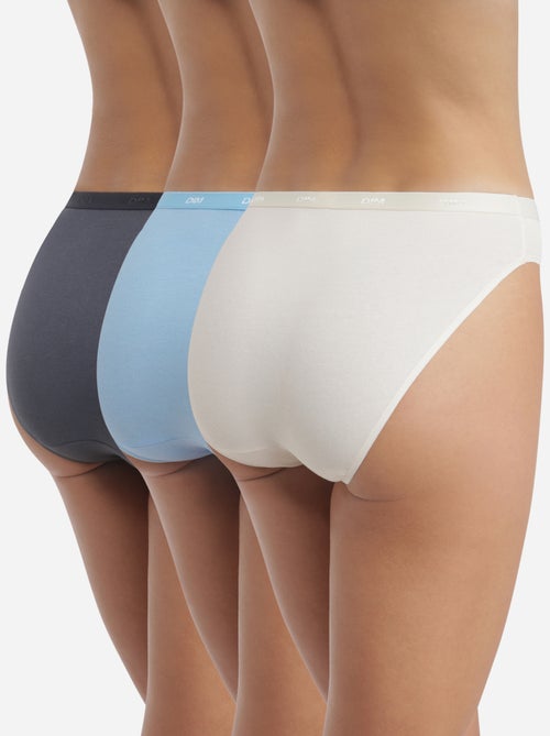 Lot de 3 Slips Les Pockets Coton - Kiabi