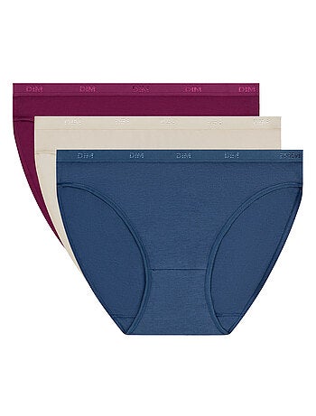 Lot de 3 Slips Coton Les Pockets Coton