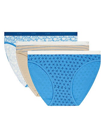 Lot de 3 Slips Coton Les Pockets Coton