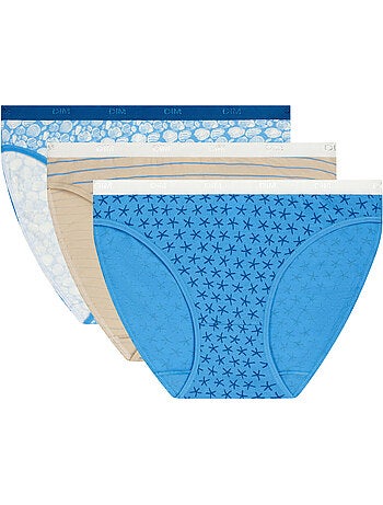 Lot de 3 Slips Les Pockets Coton