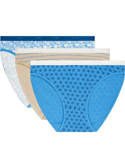 Lot de 3 Slips Les Pockets Coton - Kiabi