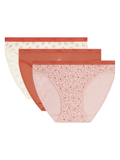 Lot de 3 Slips Les Pockets Coton - Kiabi