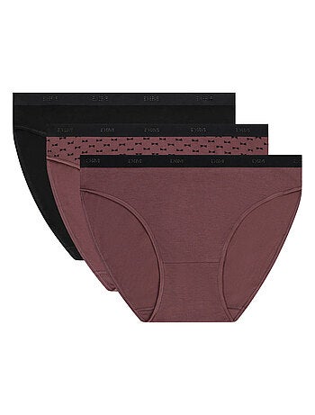 Lot de 3 Slips Coton Les Pockets Coton