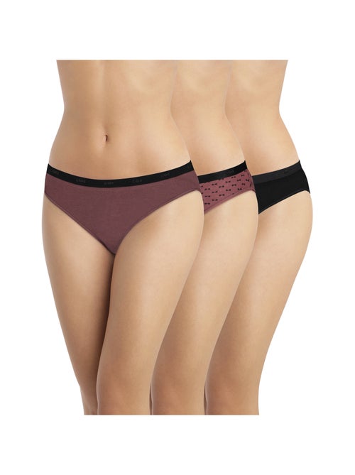 Lot de 3 Slips Les Pockets Coton - Kiabi Lot de 3 Slips Les Pockets Coton - Kiabi