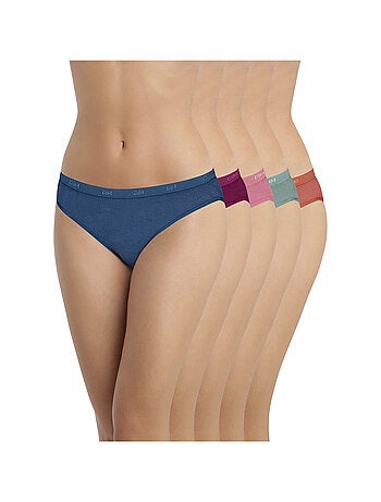 Lot de 5 Slips Coton Les Pockets Coton