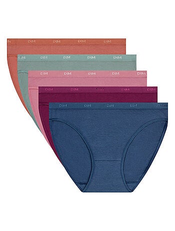 Lot de 5 Slips Coton Les Pockets Coton