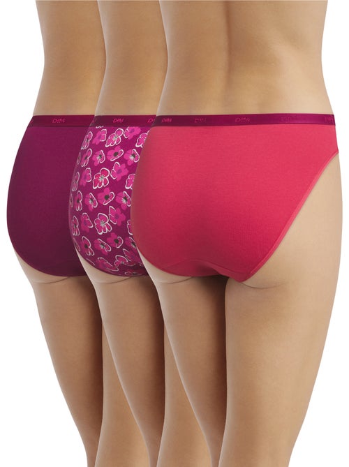 Lot de 3 Slips Les Pockets Coton - Kiabi