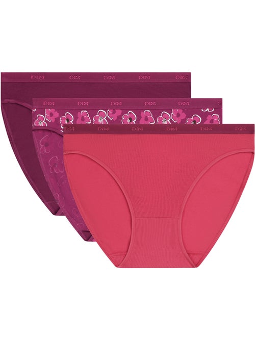 Lot de 3 Slips Les Pockets Coton - Kiabi
