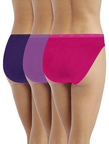 Lot de 3 Slips Coton Les Pockets Coton