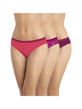 Lot de 3 Slips Coton Les Pockets Coton