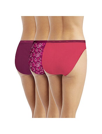 Lot de 3 Slips Coton Les Pockets Coton