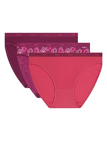Lot de 3 Slips Coton Les Pockets Coton