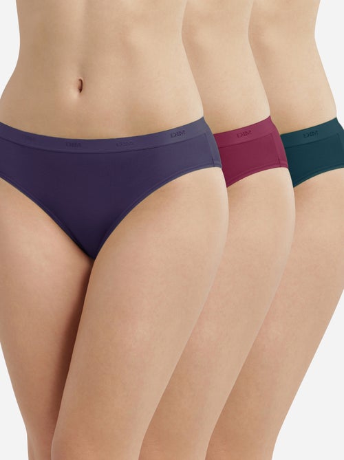 Lot de 3 Slips Les Pockets Coton - Kiabi