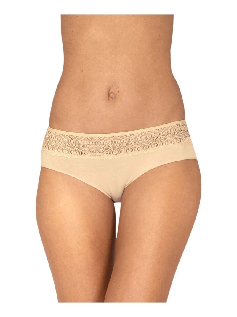 Lot de 3 slips LES TRIOS Beige - Kiabi