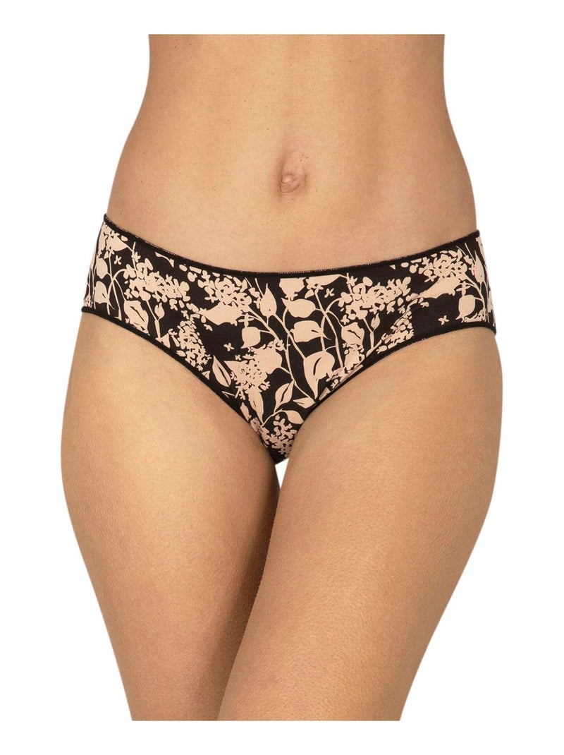 Lot de 3 slips LES TRIOS Beige/Noir - Kiabi