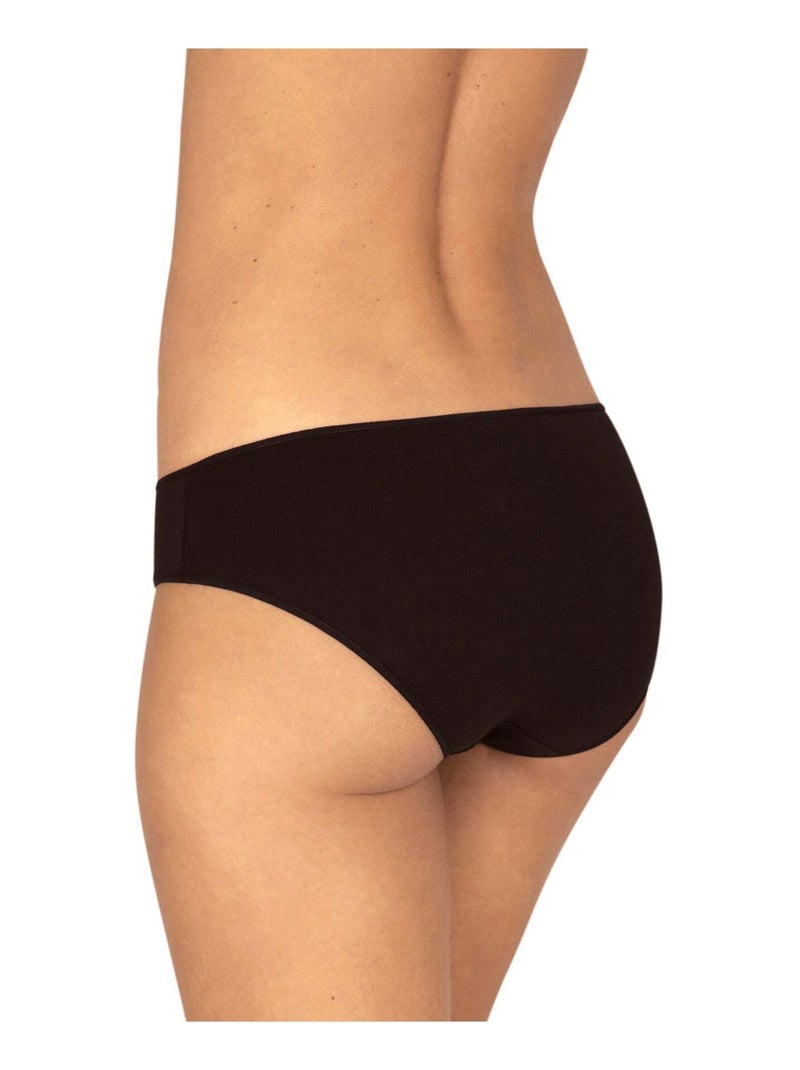 Lot de 3 slips LES TRIOS Beige/Noir - Kiabi