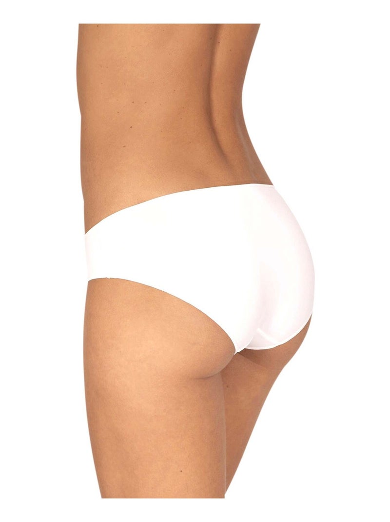 Lot de 3 slips LES TRIOS Bleu Orange clair Blanc - Kiabi