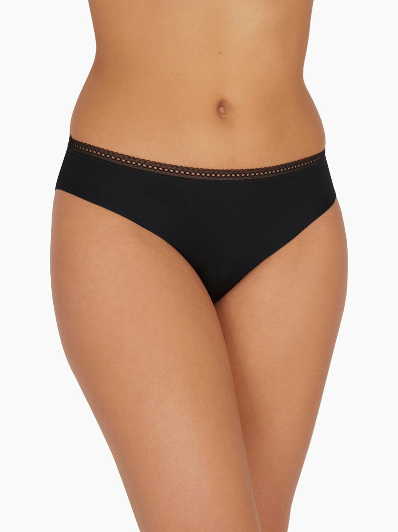 Lot de 3 slips LES TRIOS Noir Beige Blanc - Kiabi