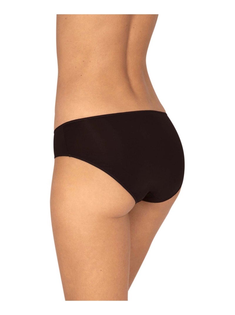 Lot de 3 slips LES TRIOS Noir Jaune Blanc - Kiabi