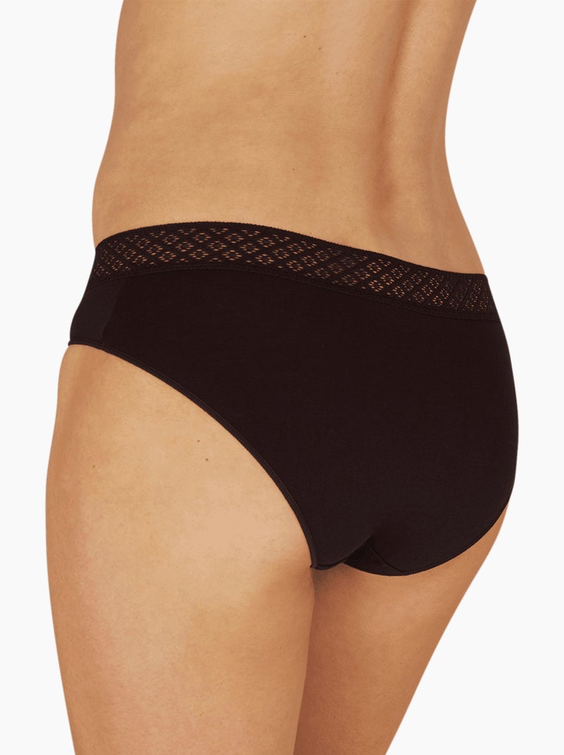 Lot de 3 slips LES TRIOS Noir - Kiabi