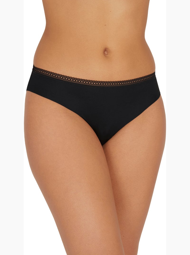 Lot de 3 slips LES TRIOS Noir Rouge Blanc - Kiabi