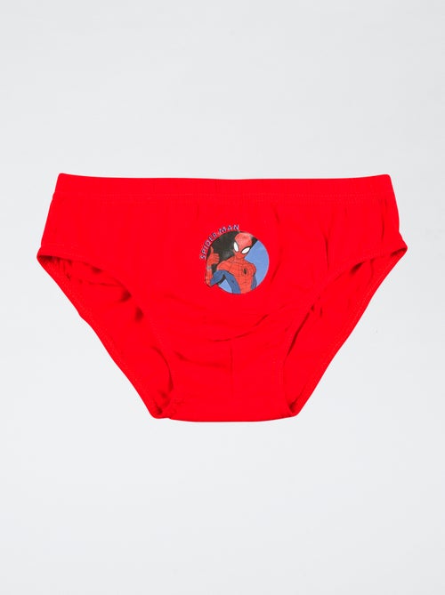Lot de 3 slips 'Marvel' Spiderman' en coton - Kiabi