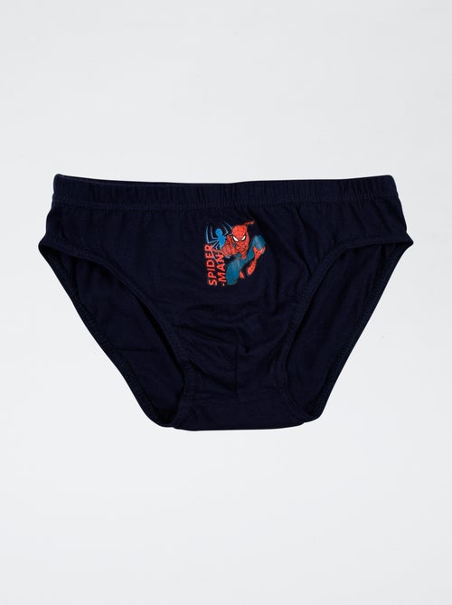 Lot de 3 slips 'Marvel' Spiderman' en coton - Kiabi