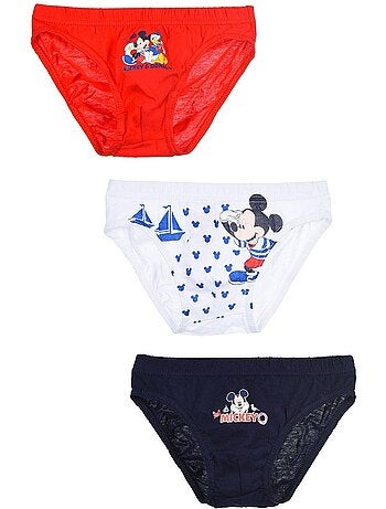 Lot de 3 slips mickey mouse| licence officielle