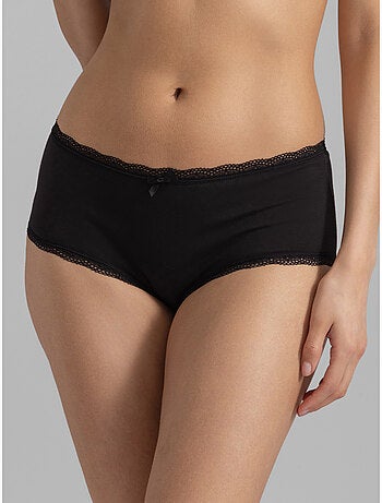 Lot de 3 slips midi essentiels en coton Dorina