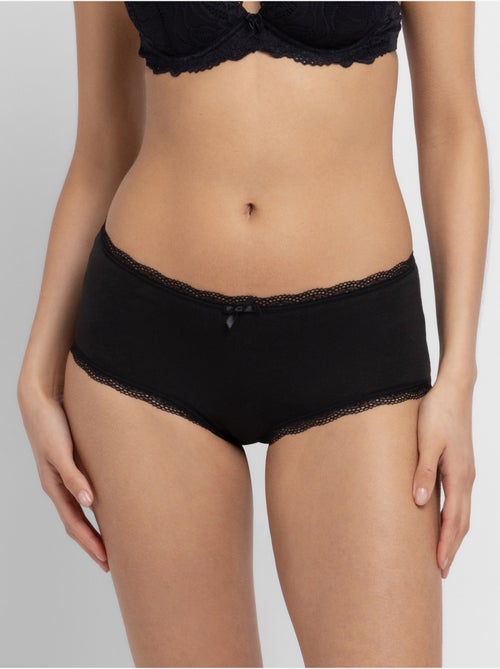 Lot de 3 slips midi essentiels en coton Dorina - Kiabi