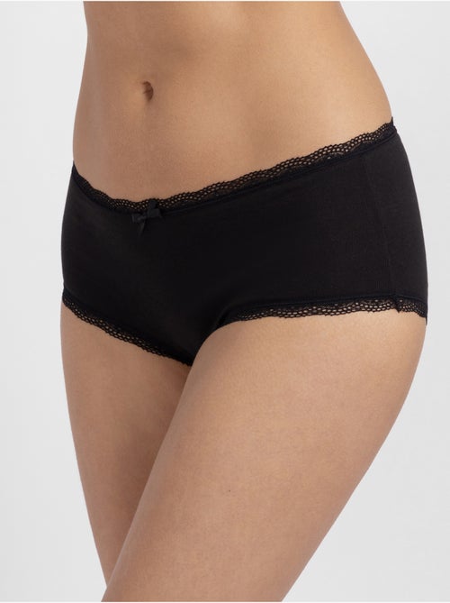 Lot de 3 slips midi essentiels en coton Dorina - Kiabi