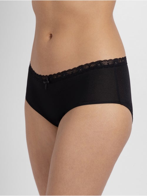 Lot de 3 slips midi essentiels en microfibre Dorina - Kiabi