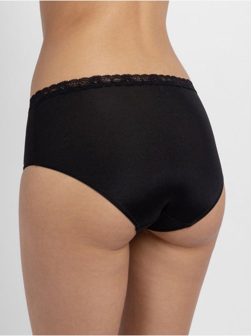Lot de 3 slips midi essentiels en microfibre Dorina - Kiabi