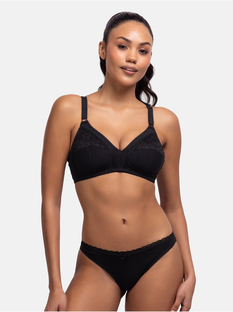 Lot de 3 slips naomi Dorina Noir - Kiabi