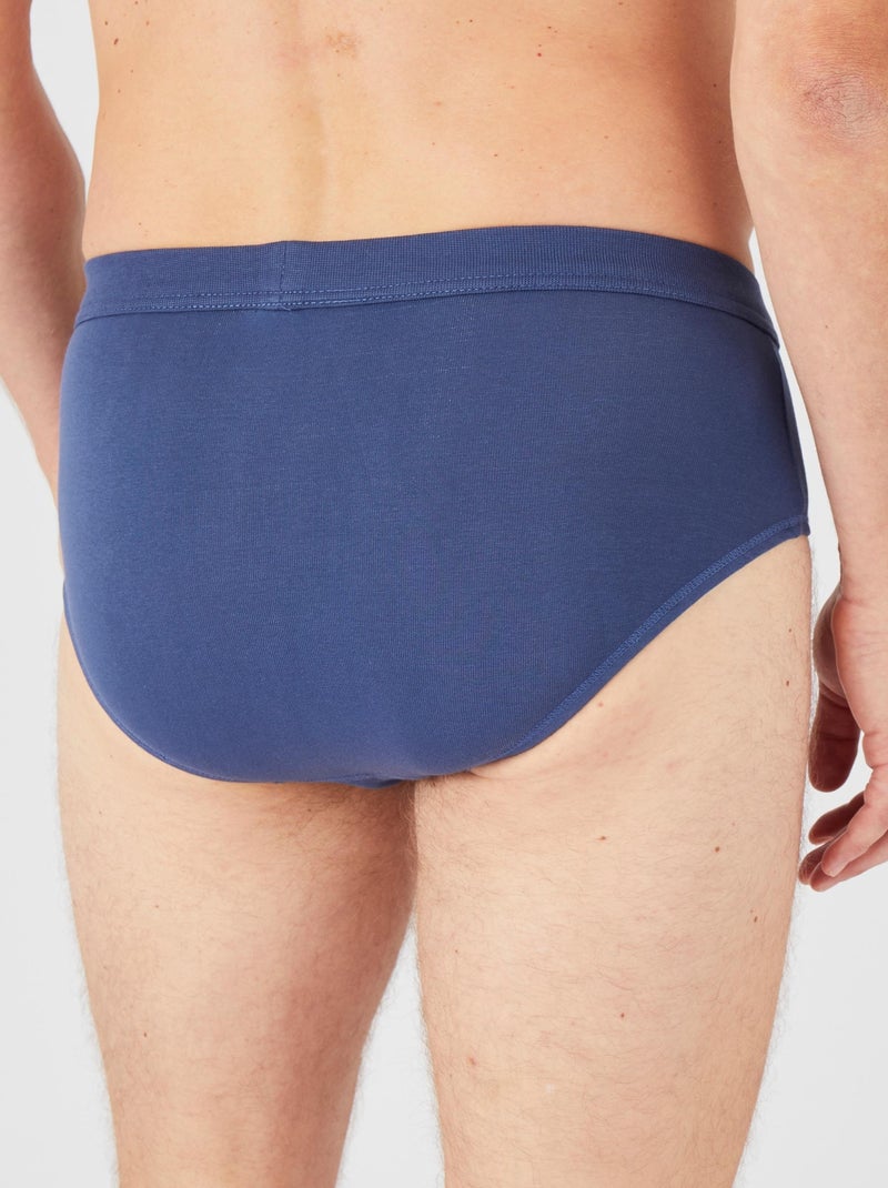 Lot de 3 slips ouverts - Damart Bleu - Kiabi